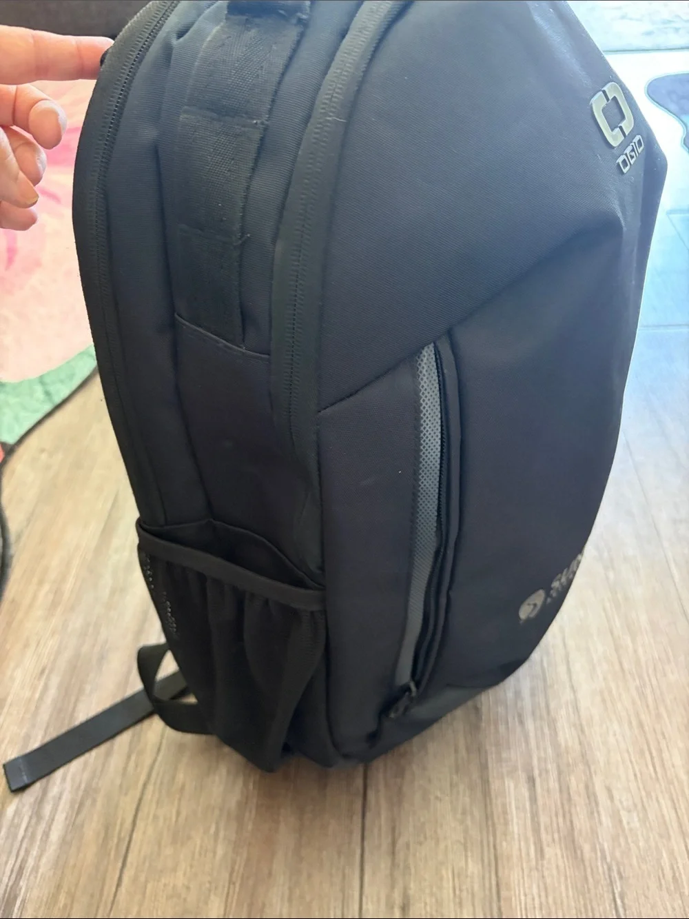 Black OGIO Logo Backpack - Men's Travel & Commuter Bag